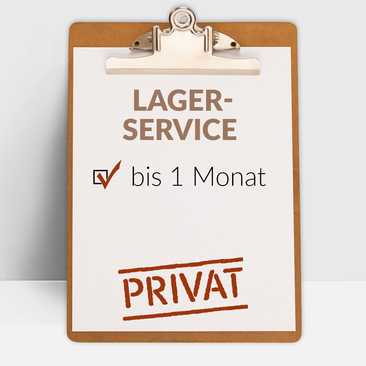 LAGERSERVICE | PRIVAT 1 Monat