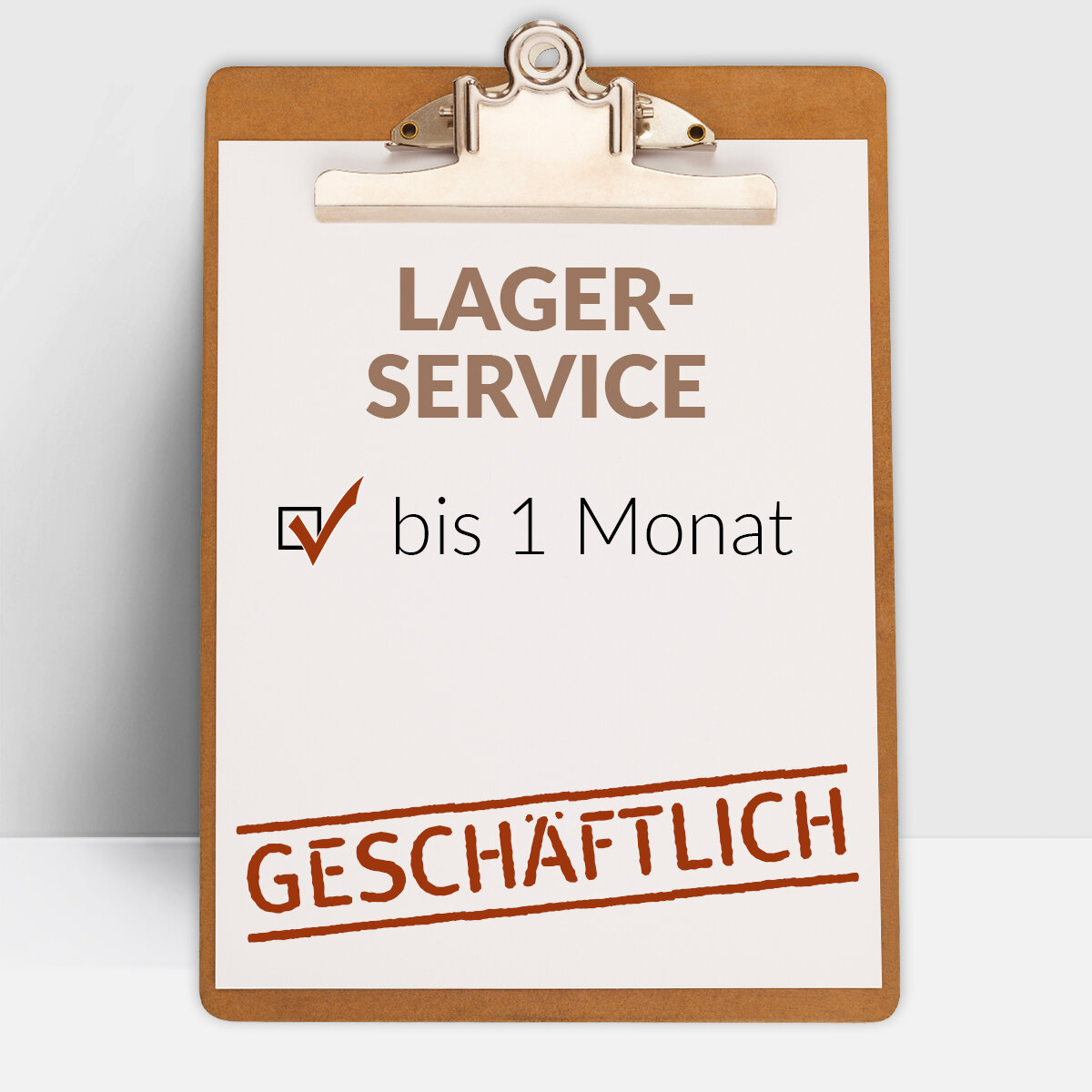 LAGERSERVICE | GESCHÄFTLICH 1 Monat