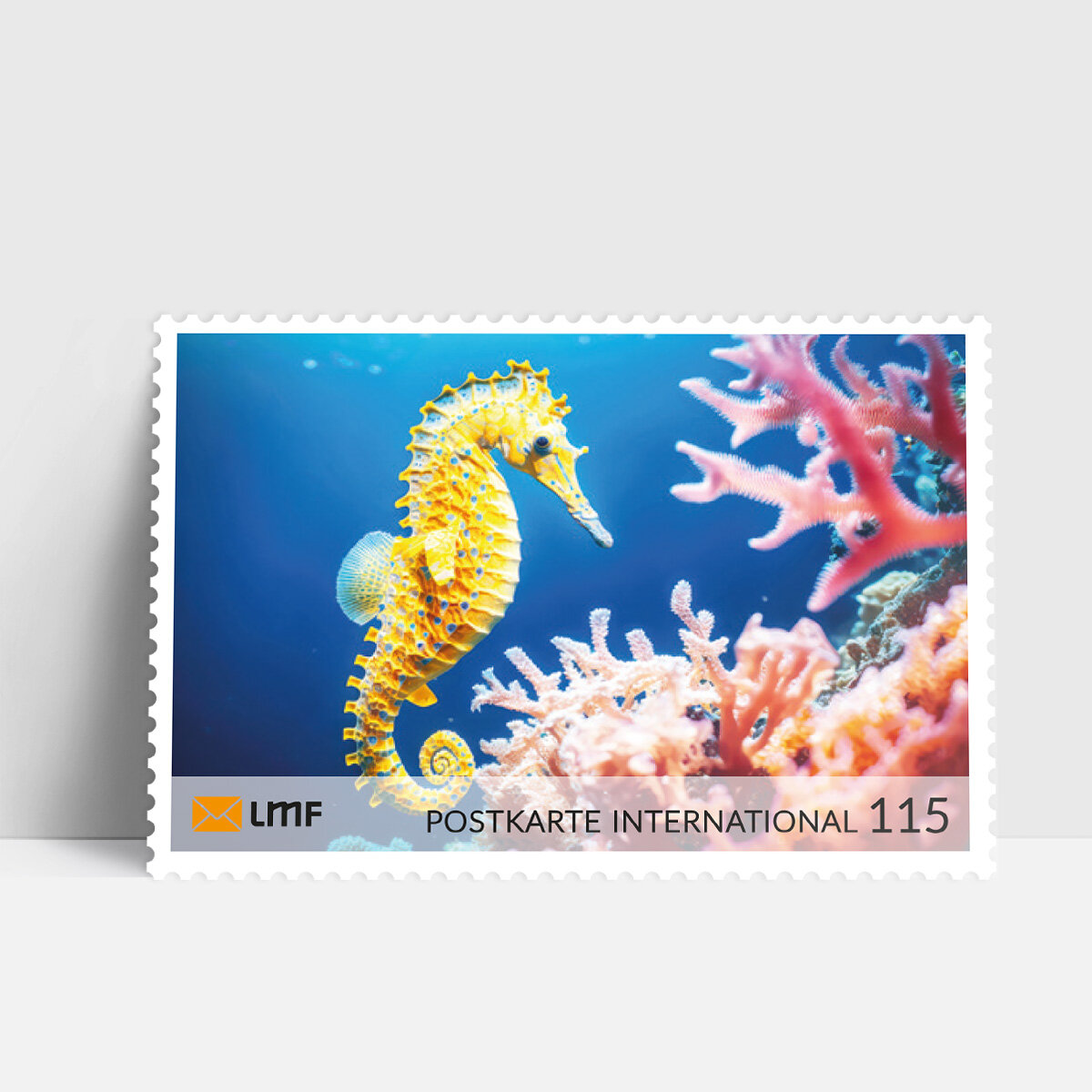 Postkarte 10-er Bogen Unterwasserwelt internationale...