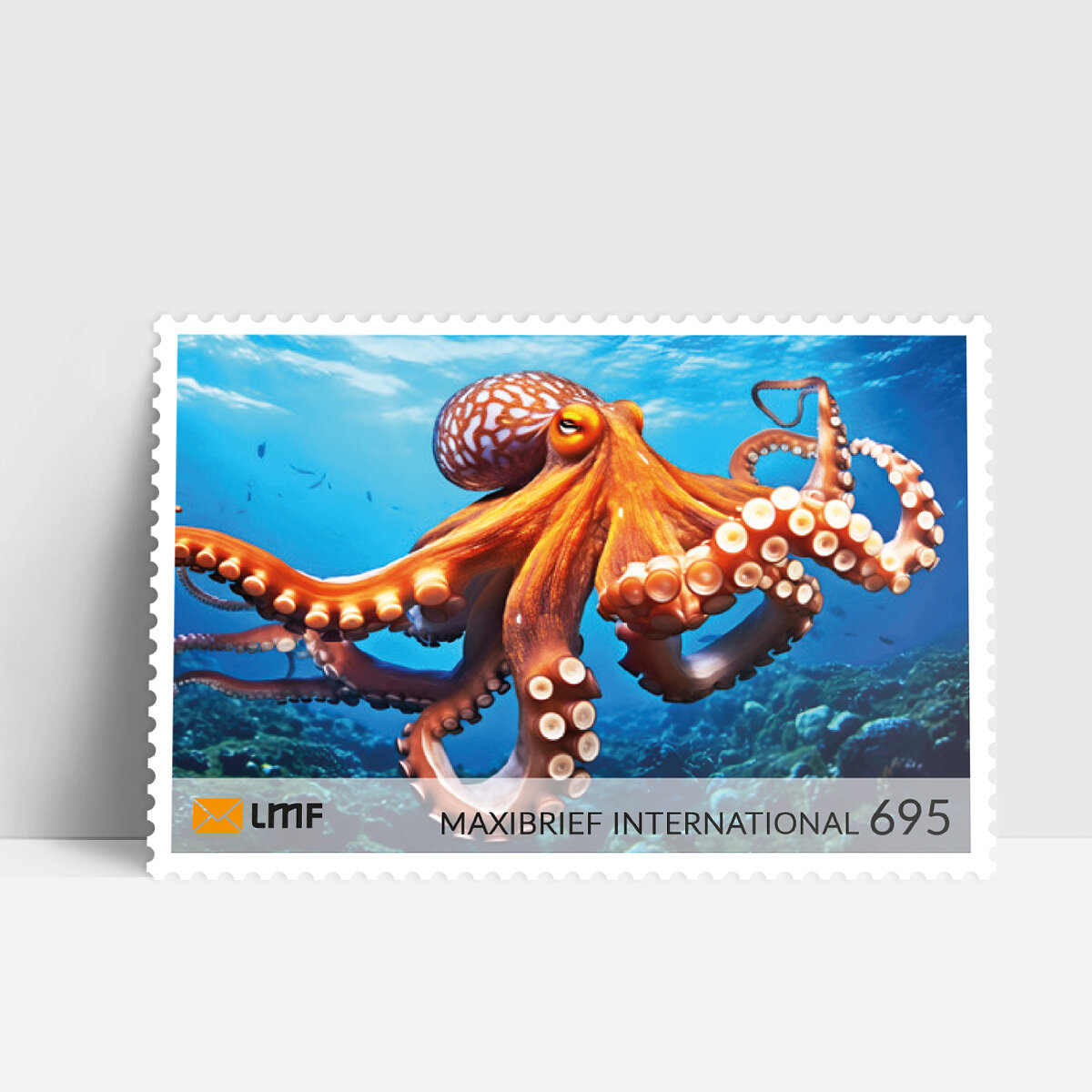 Maxibrief 10-er Bogen Unterwasserwelt internationale...