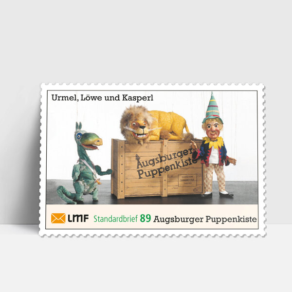 Standardbrief 10-er Bogen Augsburger Puppenkiste