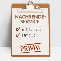 NACHSENDEANTRAG | PRIVAT Umzug 6 Monate