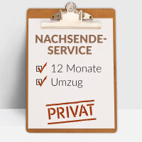 NACHSENDEANTRAG | PRIVAT Umzug 12 Monate
