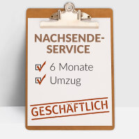 NACHSENDEANTRAG | GESCHÄFTLICH Umzug 6 Monate