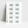 Standardbrief 10-er Bogen Saisonale Briefmarke